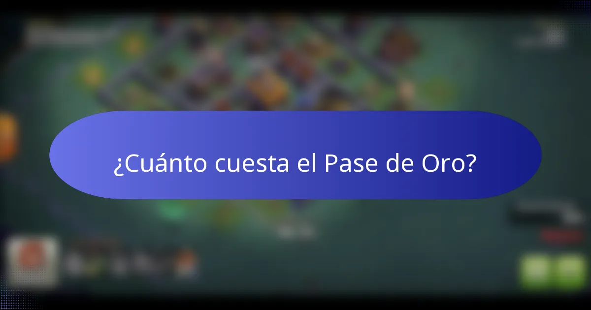 ¿Cuánto cuesta el Pase de Oro?