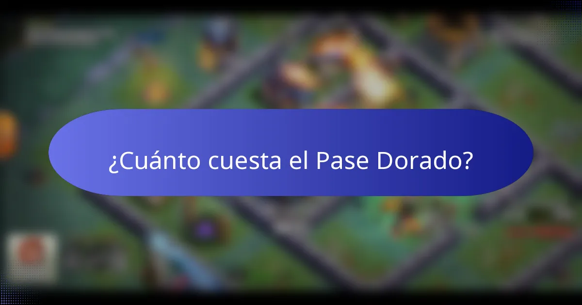 ¿Cuánto cuesta el Pase Dorado?
