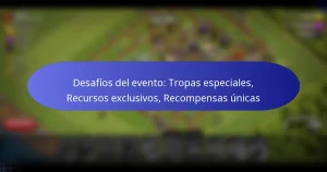 Read more about the article Desafíos del evento: Tropas especiales, Recursos exclusivos, Recompensas únicas