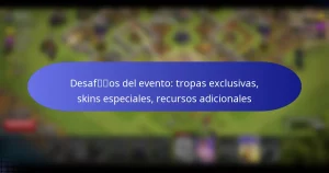 Read more about the article Desafíos del evento: tropas exclusivas, skins especiales, recursos adicionales