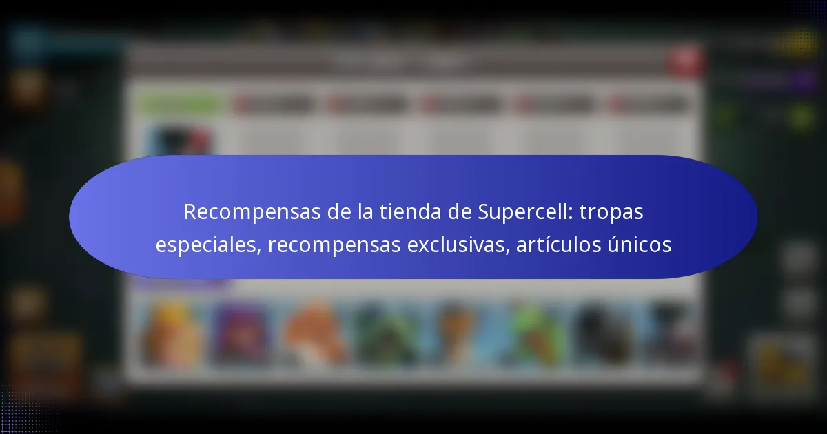 Read more about the article Recompensas de la tienda de Supercell: tropas especiales, recompensas exclusivas, artículos únicos